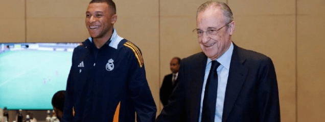 在姆巴佩在西甲赛场吃到红牌后，主教练安切洛蒂和俱乐部主席弗拉伦蒂诺，都对他进行安慰